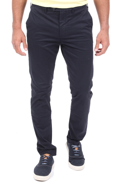 TED BAKER-Ανδρικό chino παντελόνι TED BAKER SINCERE SLIM FIT CORE PLAIN μπλε
